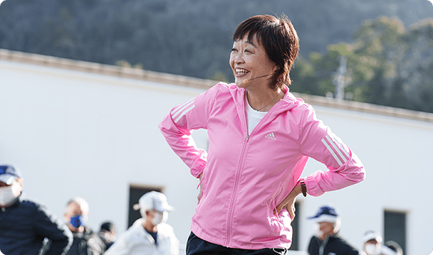 内回り・外回りで腰をまわす